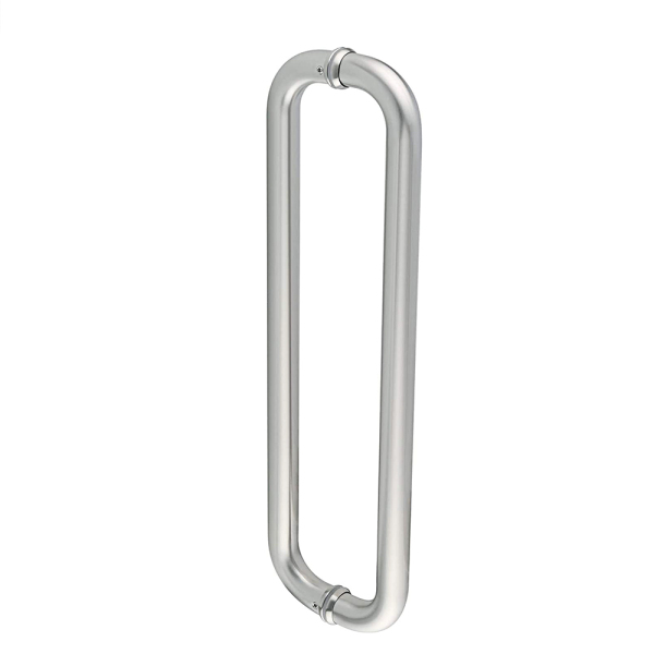 Glass Shower Door Handle, Tubular Back To Back Pull Handle Bar for Shower Bathroom Doors, SUS304 Stainless Steel Shower Room Hardware